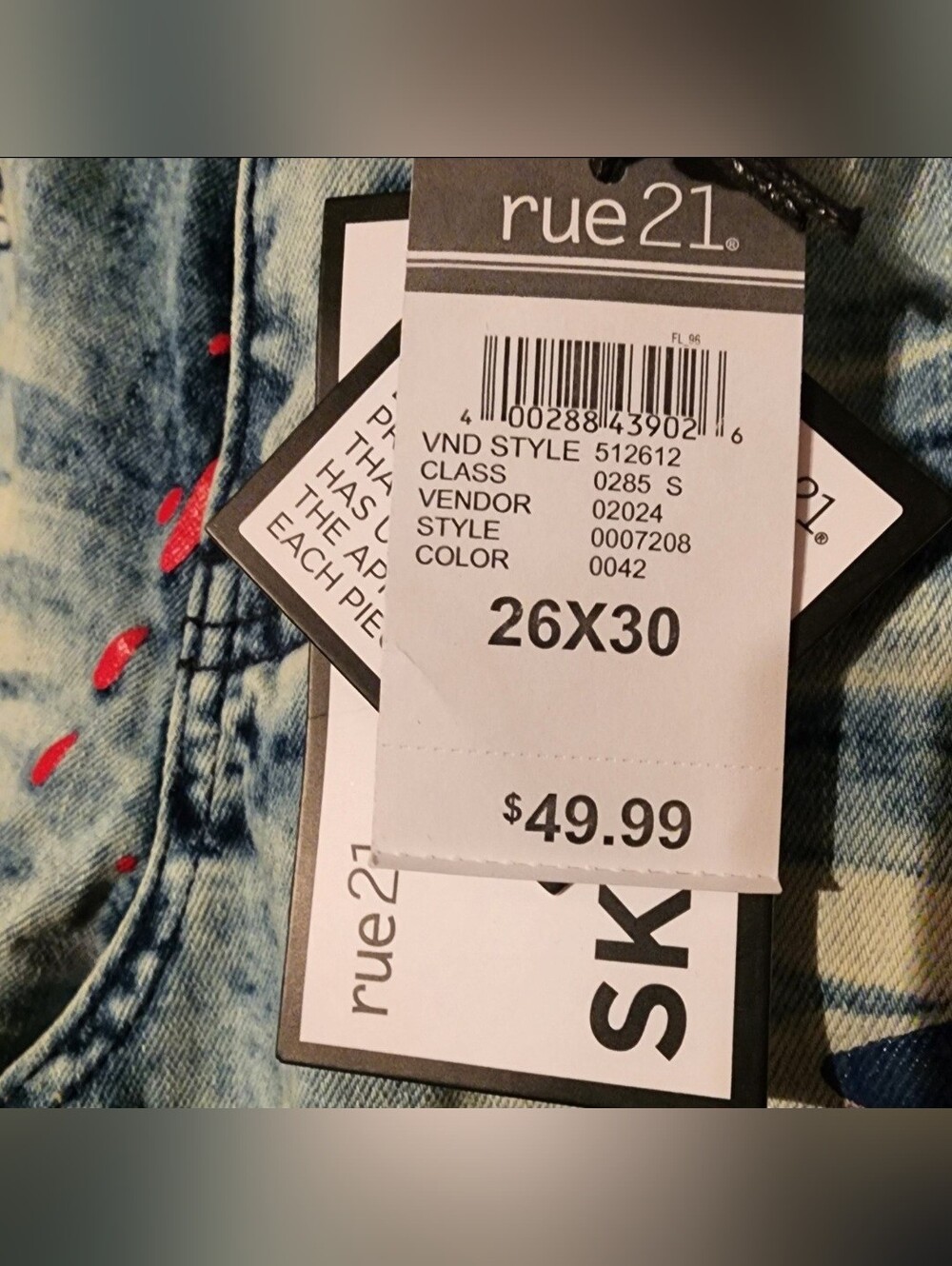 Rue21 Unisex Premium Flex Graffiti Jeans - Picture 2 of 16